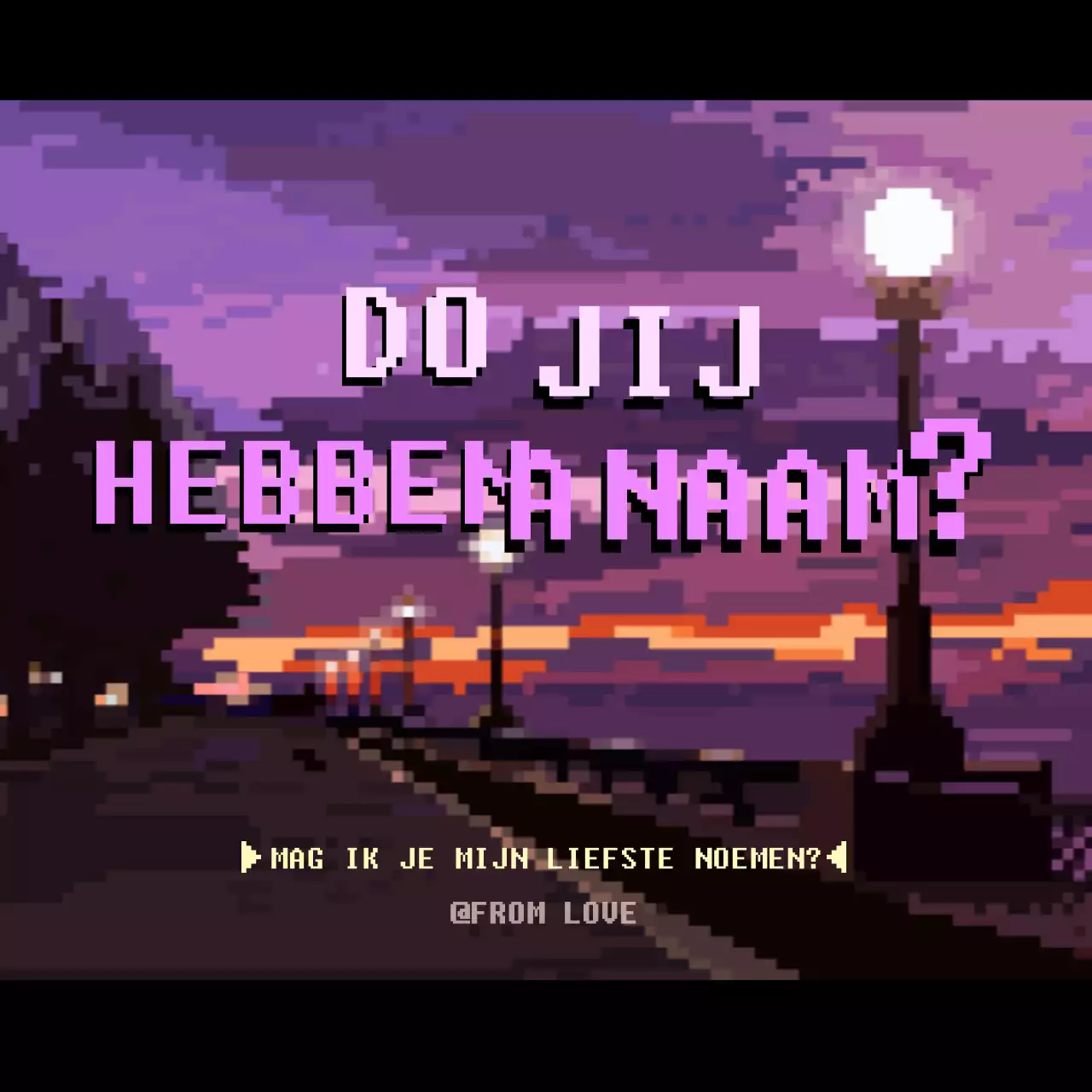 Pixelart Concept Bundle Pack ontwerp in geel en paars