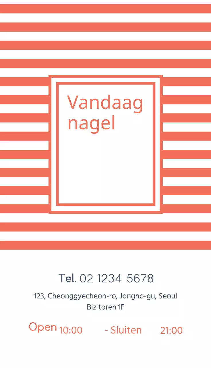 De nagel van vandaag