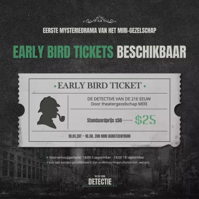 Een ticket openen met een turquoise zwart vintage ticket concept