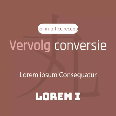 Vervolg conversie
