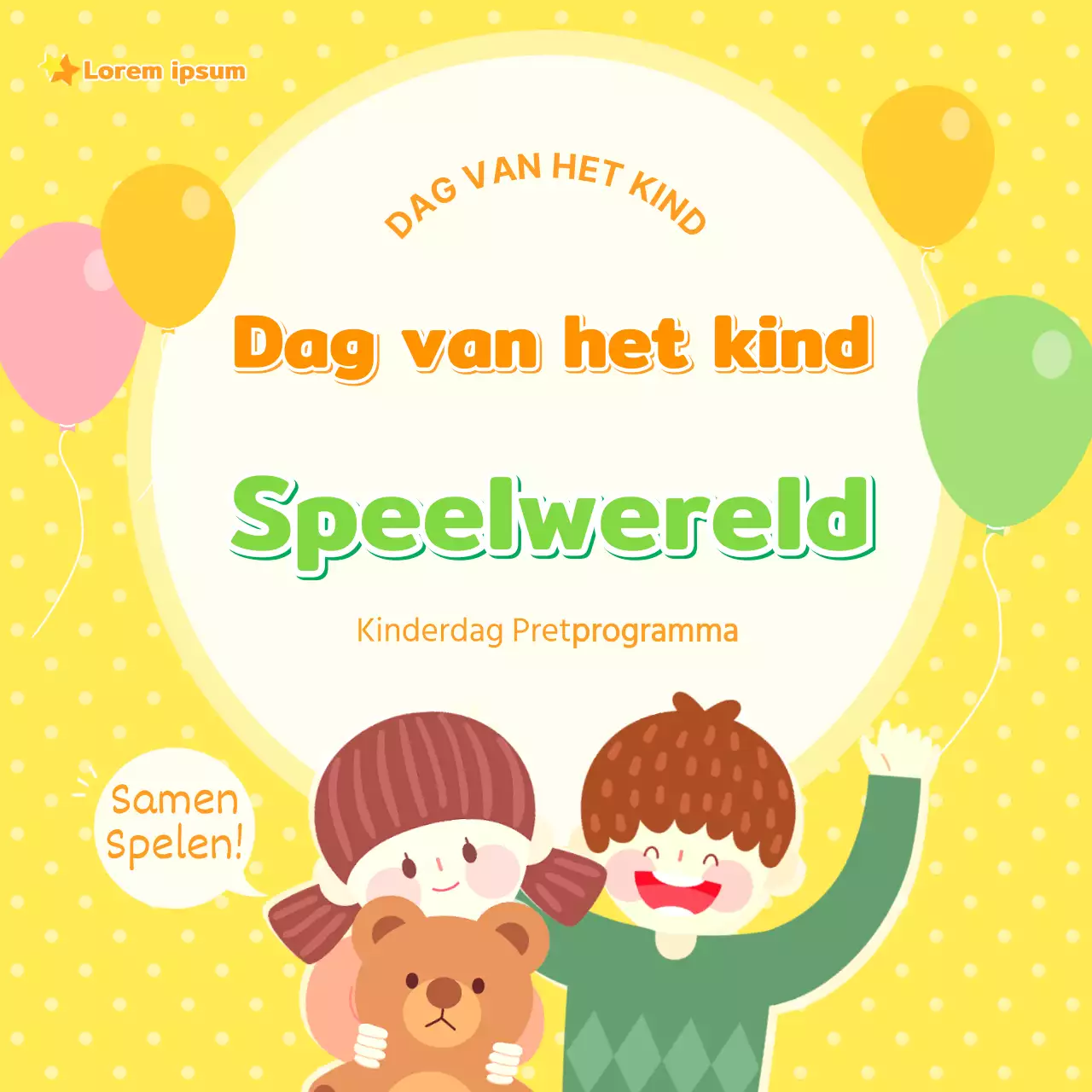 Kleurrijke kinderdagkaarten Nieuws