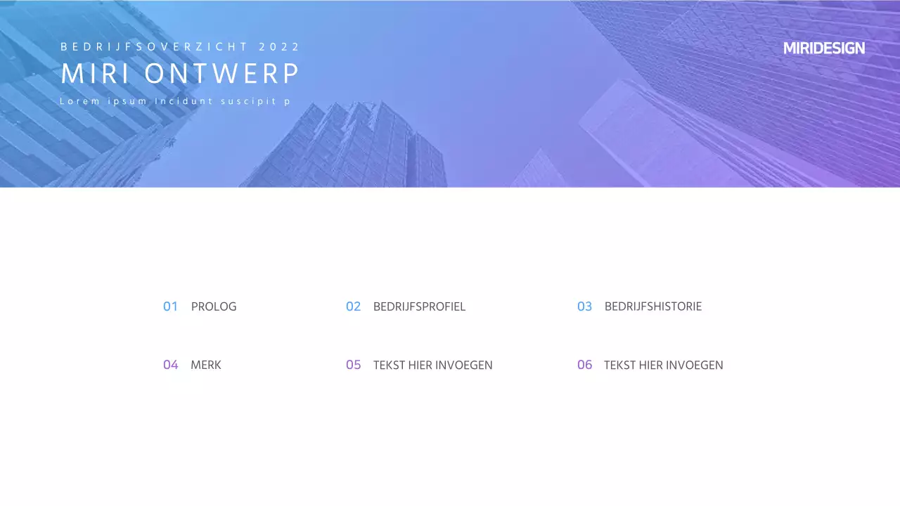Lichtblauw Kleurverloop IR Sjabloon