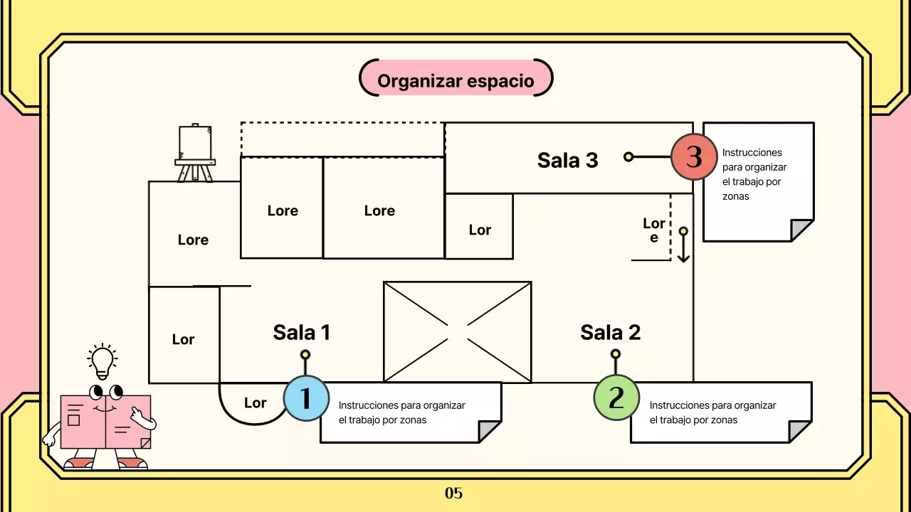 Propuesta de exposición infantil con ilustraciones coloristas, sencillas y simpáticas