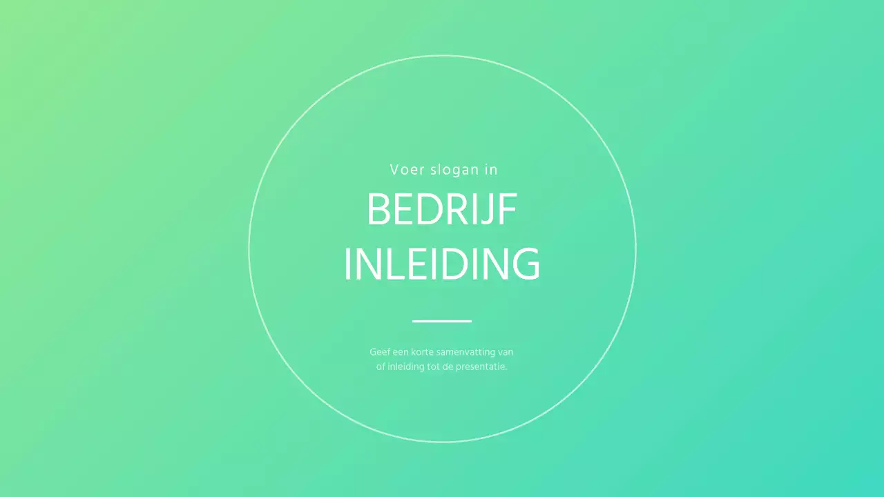 Eenvoudig Bedrijfsprofiel