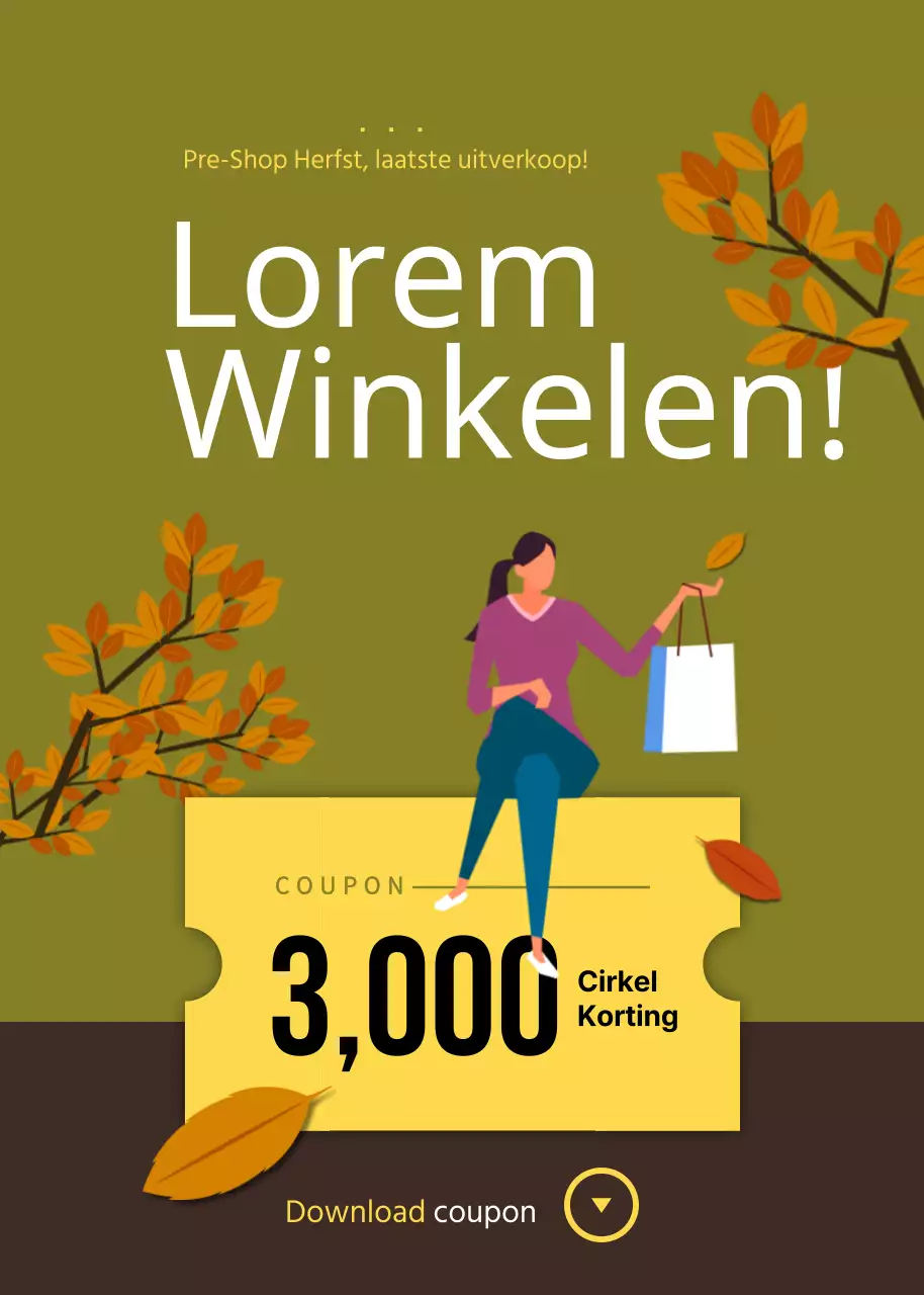 Herfst, laatste uitverkoop!