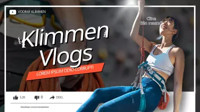 Wit Oranje Punt Netjes Vrije Tijd Klimmen Vlog YouTubeThumbnail