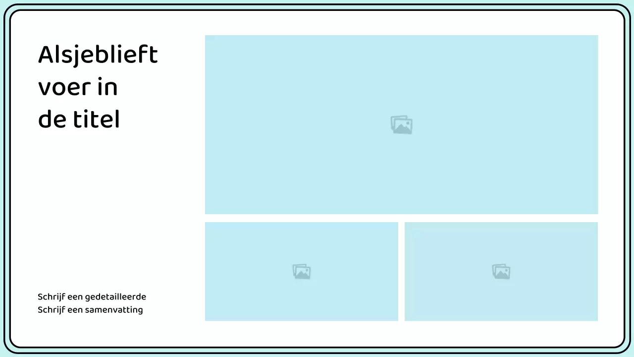 Markeer trefwoorden in een eenvoudige lijnstijl in geel en mint
