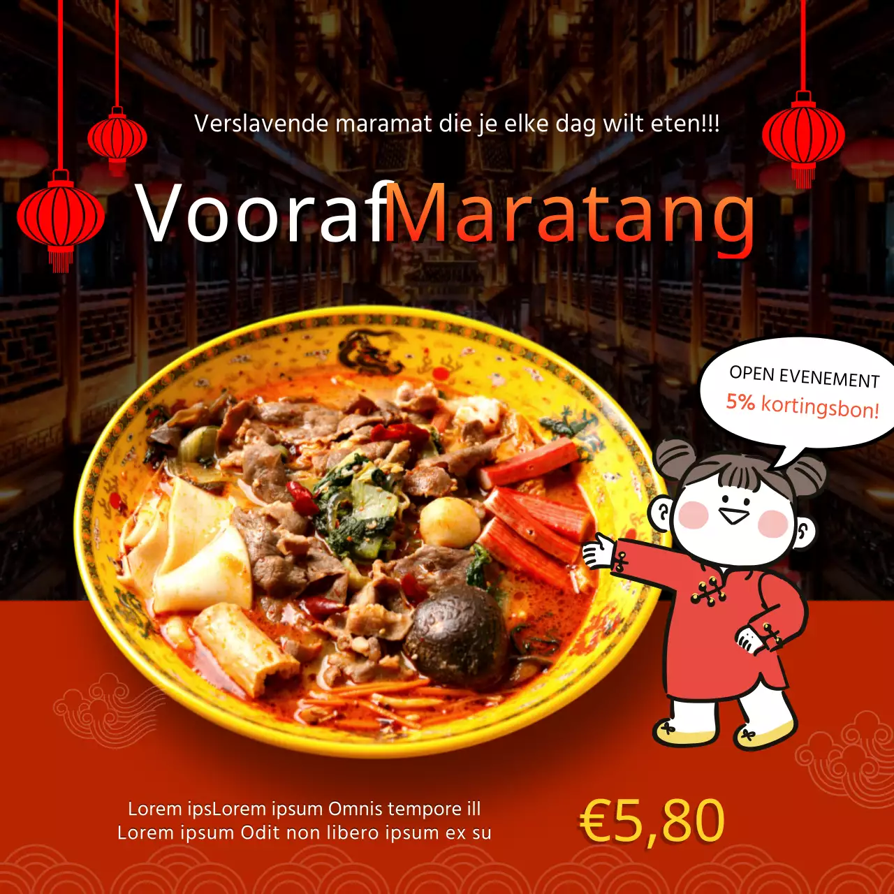 De opvallende marathonreclame van Black and Red