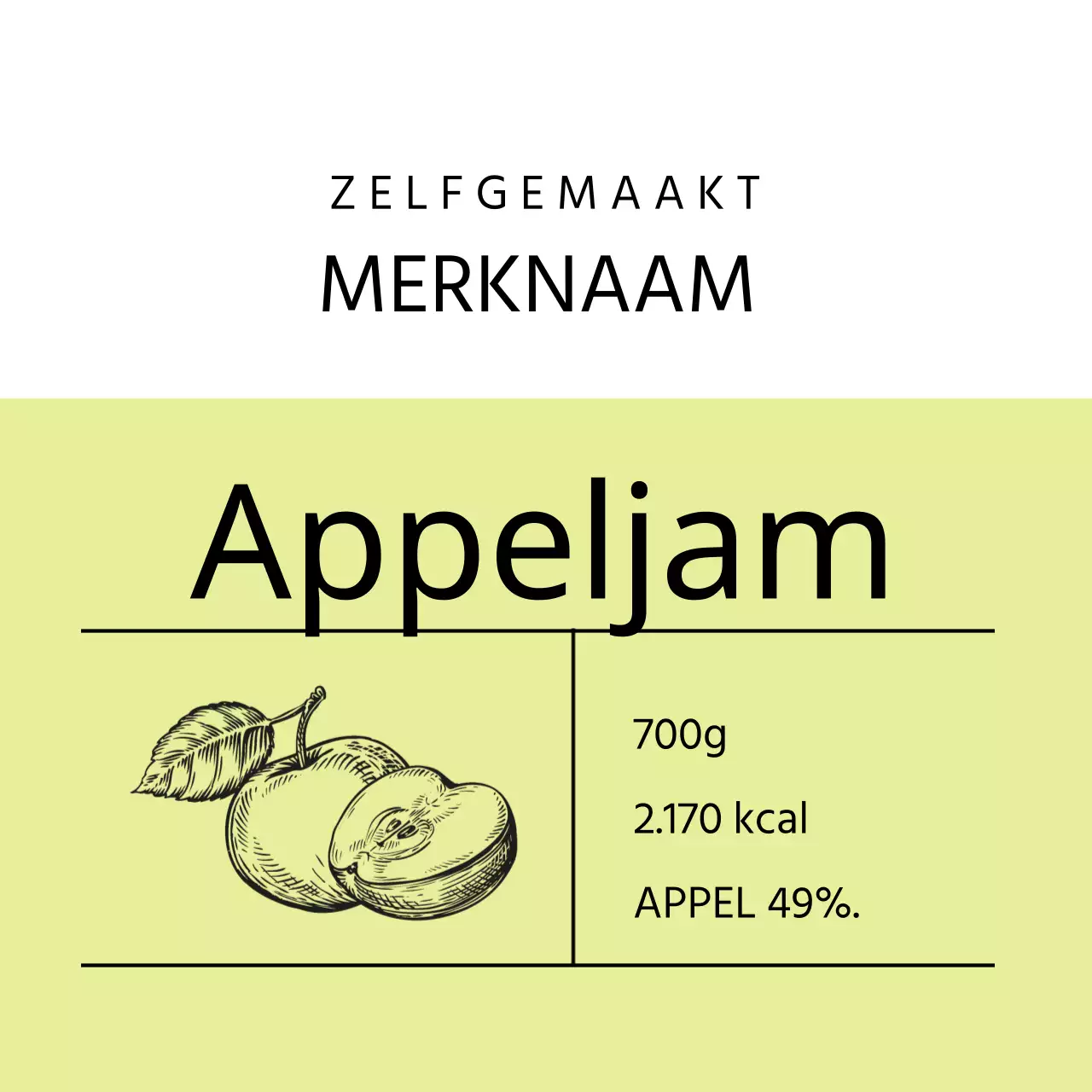 Labels appeljam