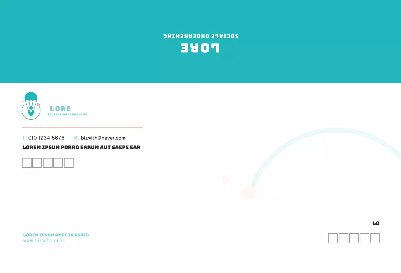 blauw logo schoon non-profit bedrijf