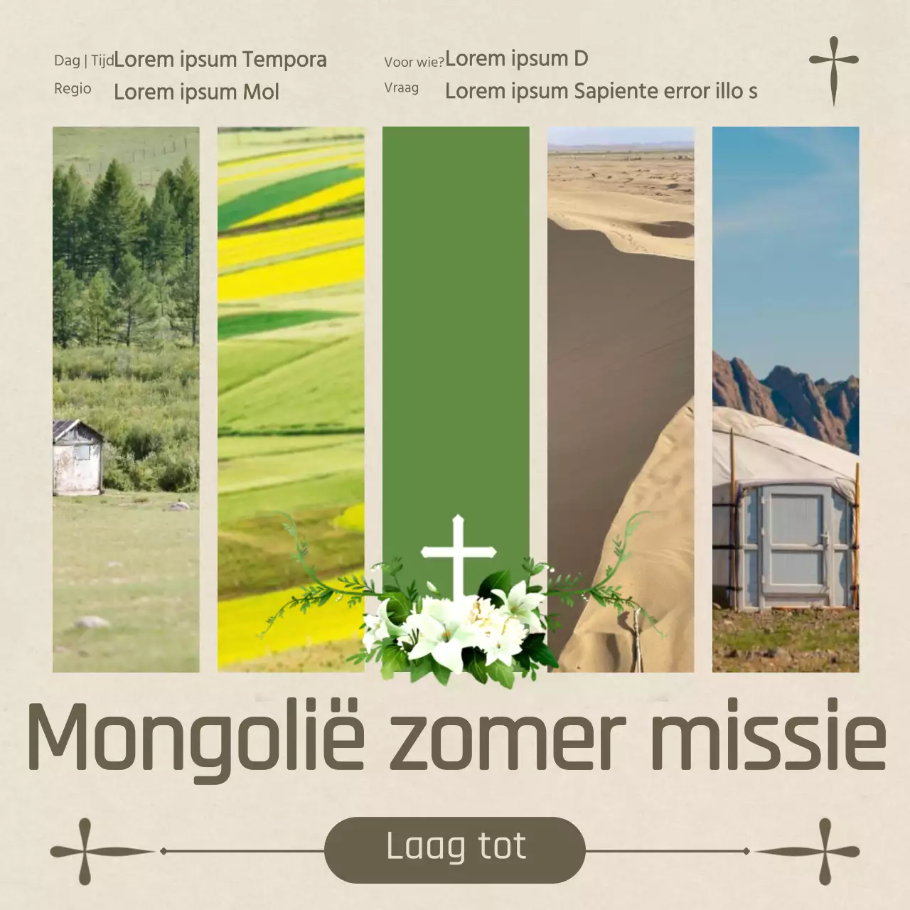 Beige, emotionele missie op korte termijn