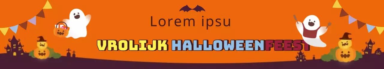 Halloweenfeest_Garage Banner