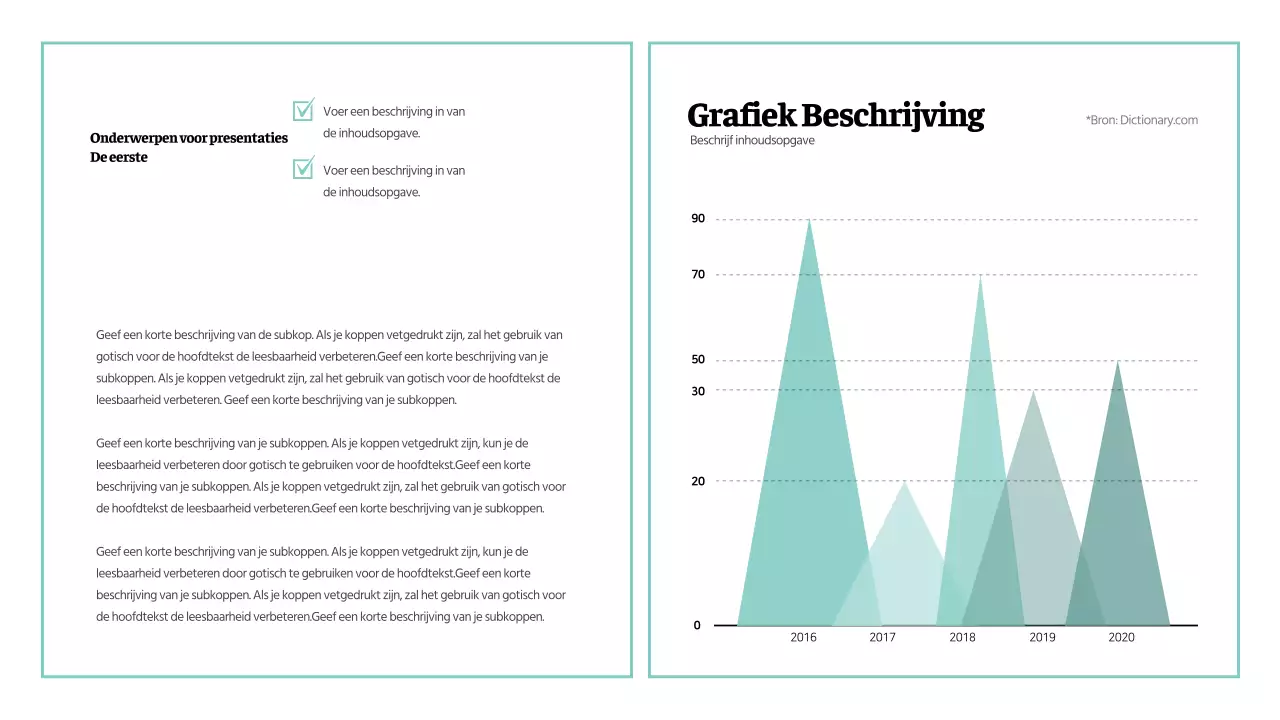 Blauw strak concept grafiekontwerp