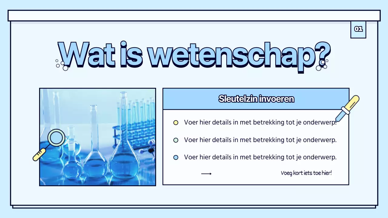 Oriëntatie wetenschapsklas