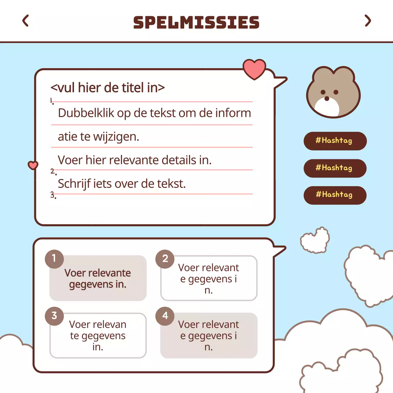 Eerste contactproject met een pastel messenger concept