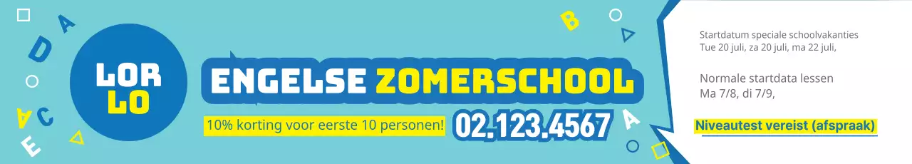 Middelbare Engelse zomerschool