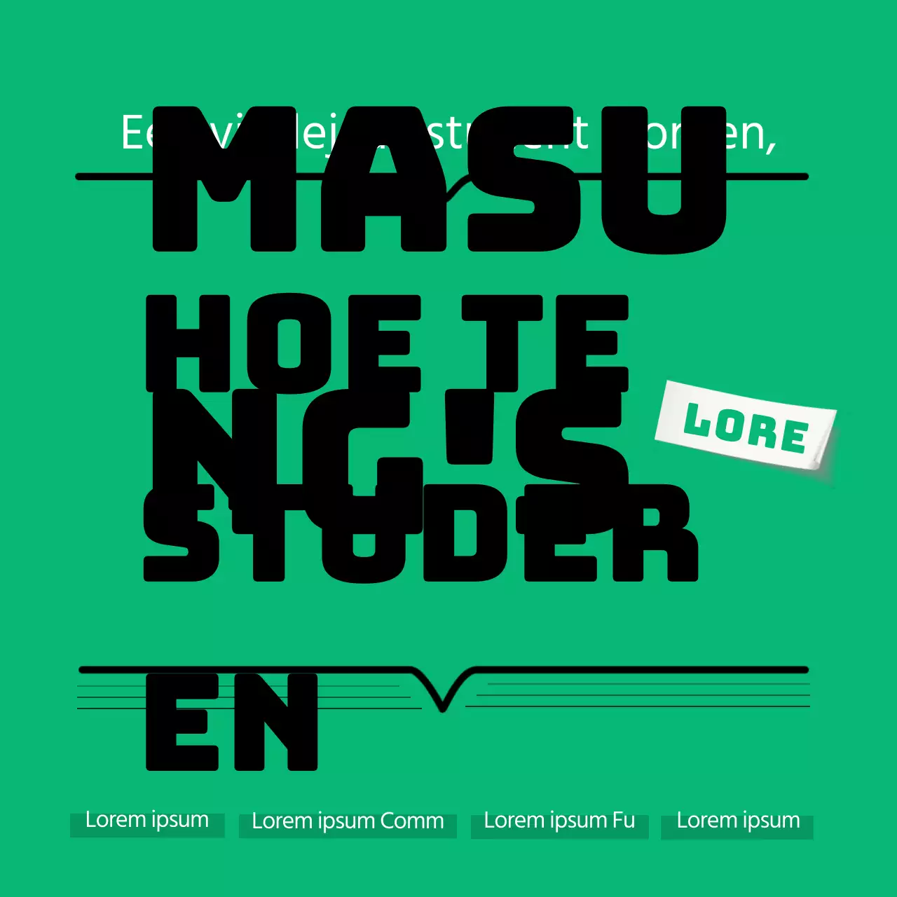 Een verzameling studietips van de groene studiemeesters voor studenten