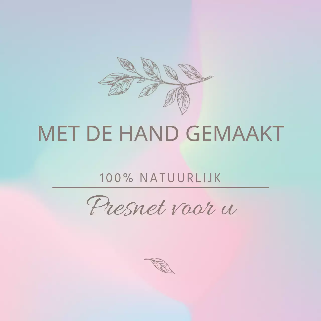 MET DE HAND GEMAAKT