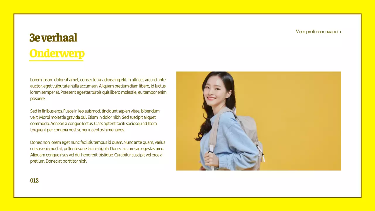 Schone karakter illustratie tutorial in geel en bruin