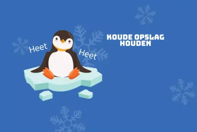 Koude opslag Pinguïn