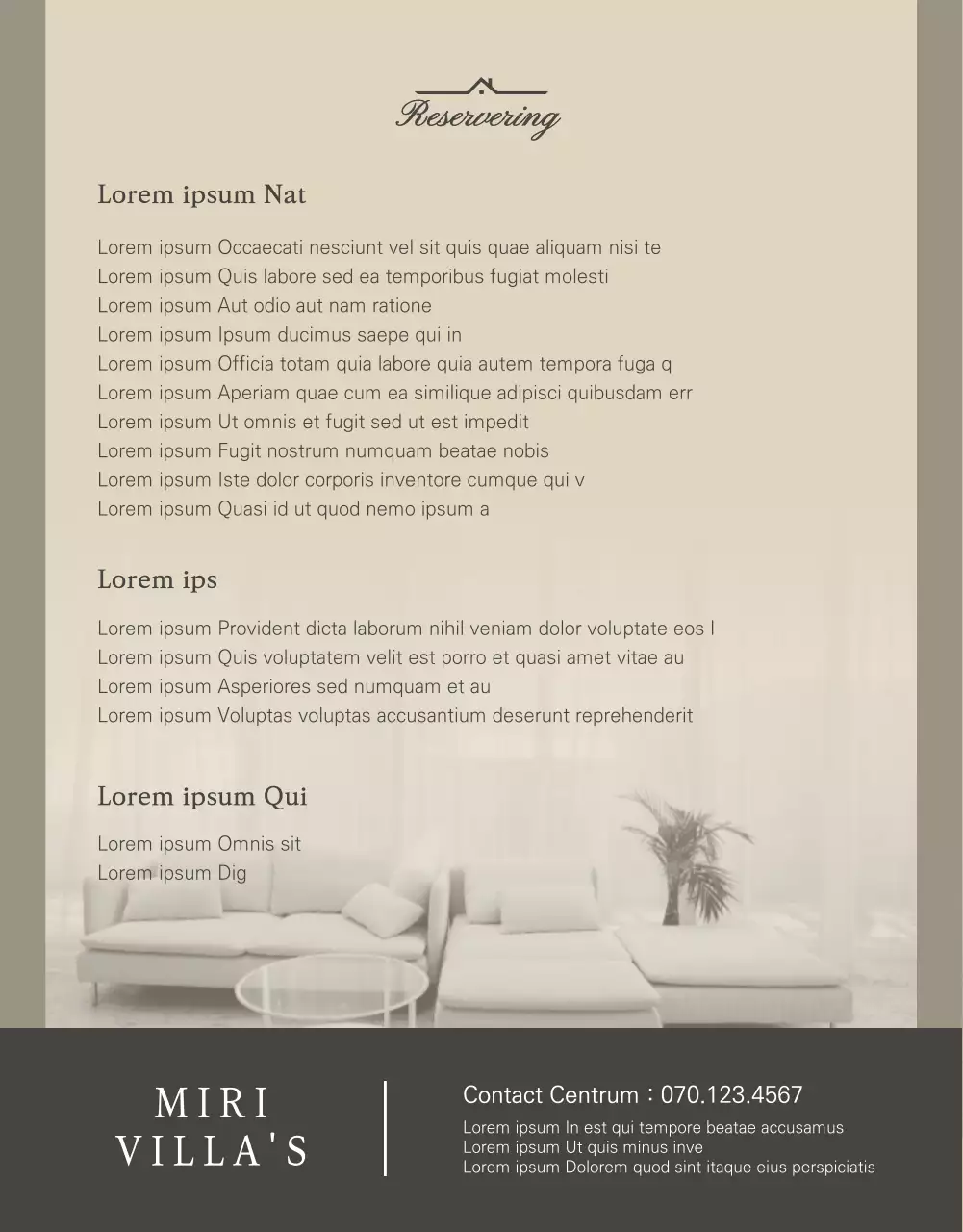 Hoe boek je een bruin en beige emotioneel pensioen met foto's?