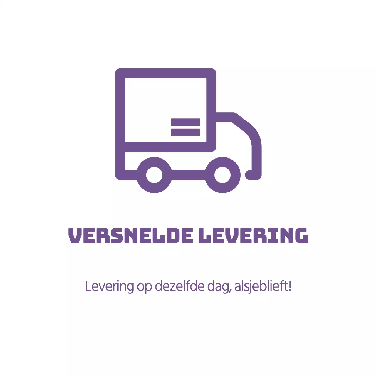 Versnelde verzending