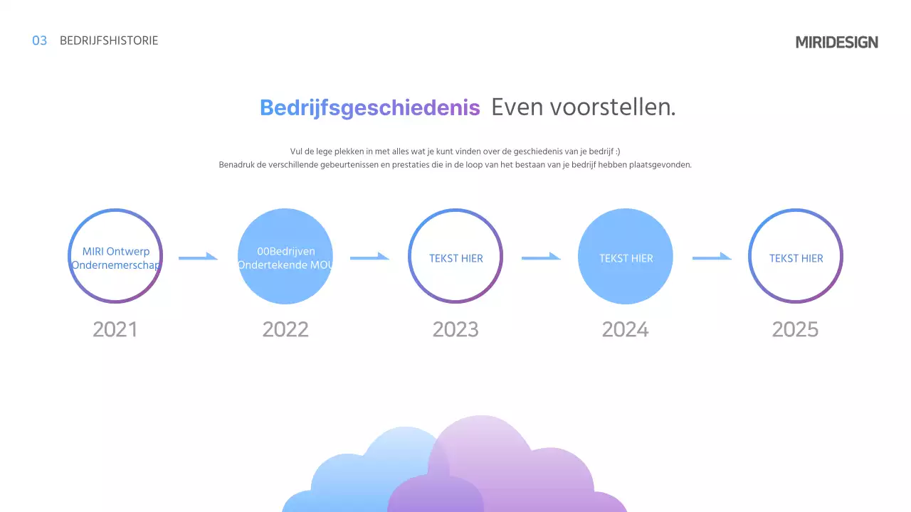 Lichtblauw Kleurverloop IR Sjabloon