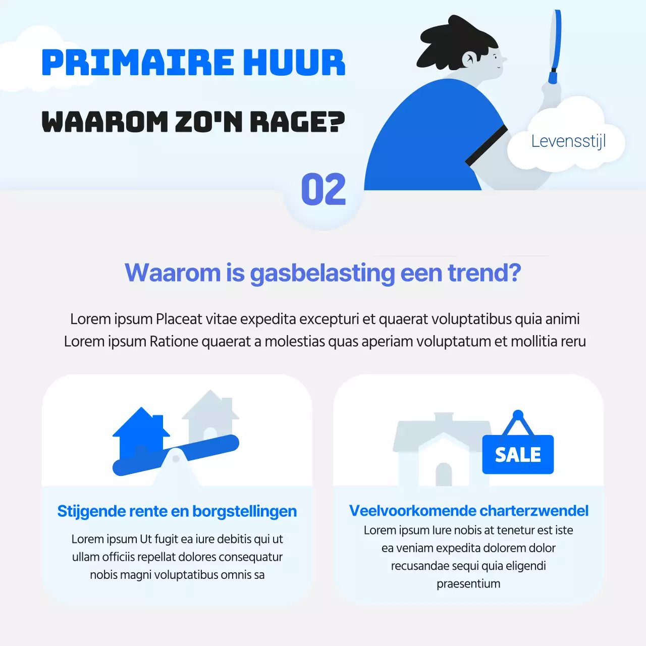 Informatie delen over blauw gekleurde jonge en energieke staatsbelastingverhuur