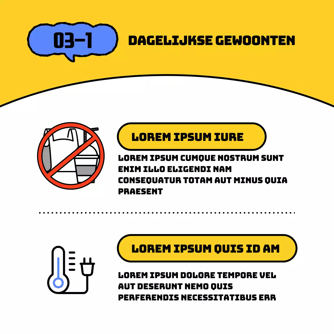 Geel Blauw Schattig en Aardvriendelijk Promoot de Green Life Campagne