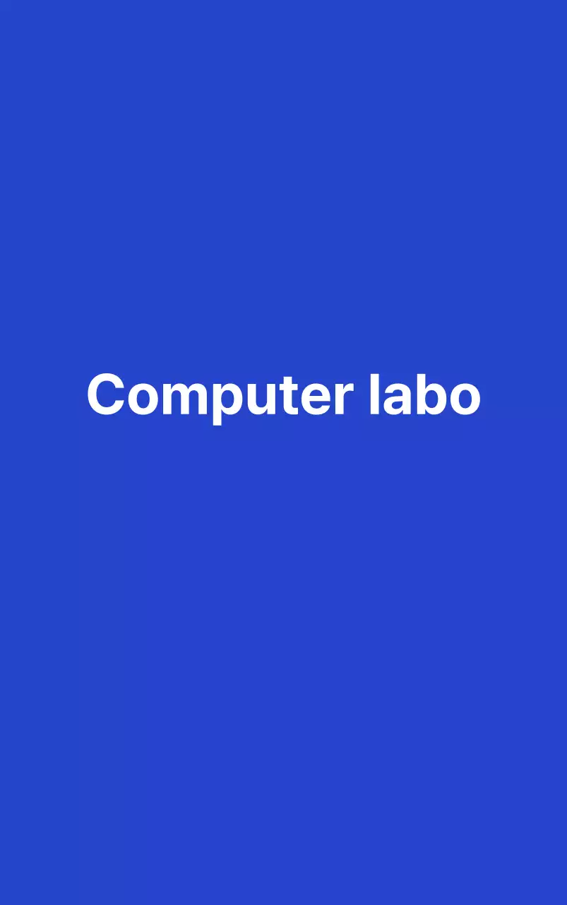 Eenvoudig ontwerp met het tekstlogo van het bedrijf in blauw en wit