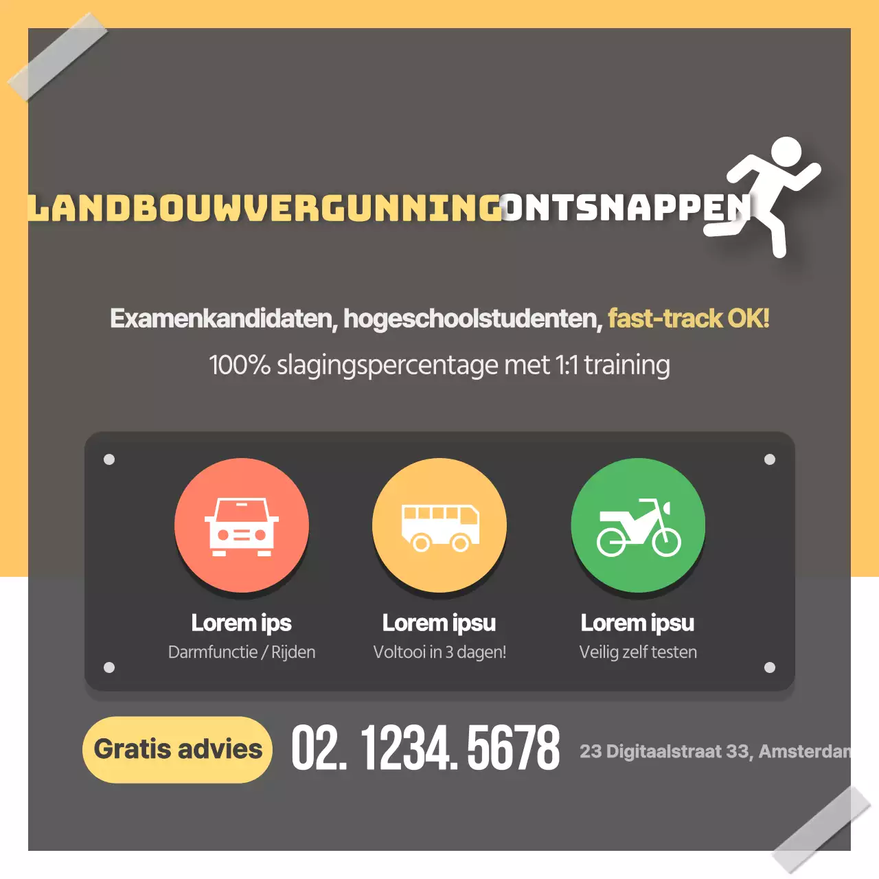 Ontsnappen aan de landbouwlicentie