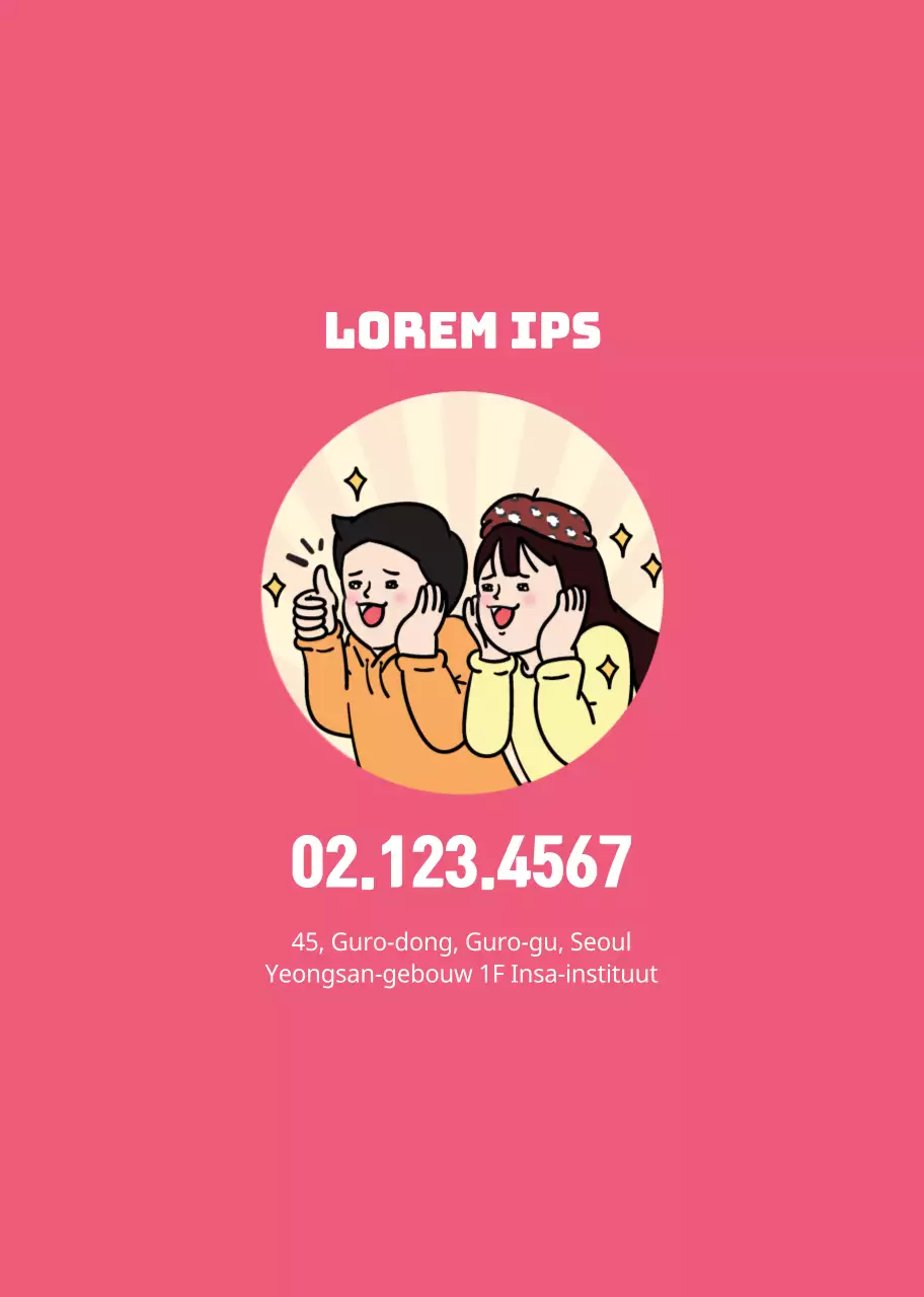 School promotie notitieboekje met een leuke illustratie concept