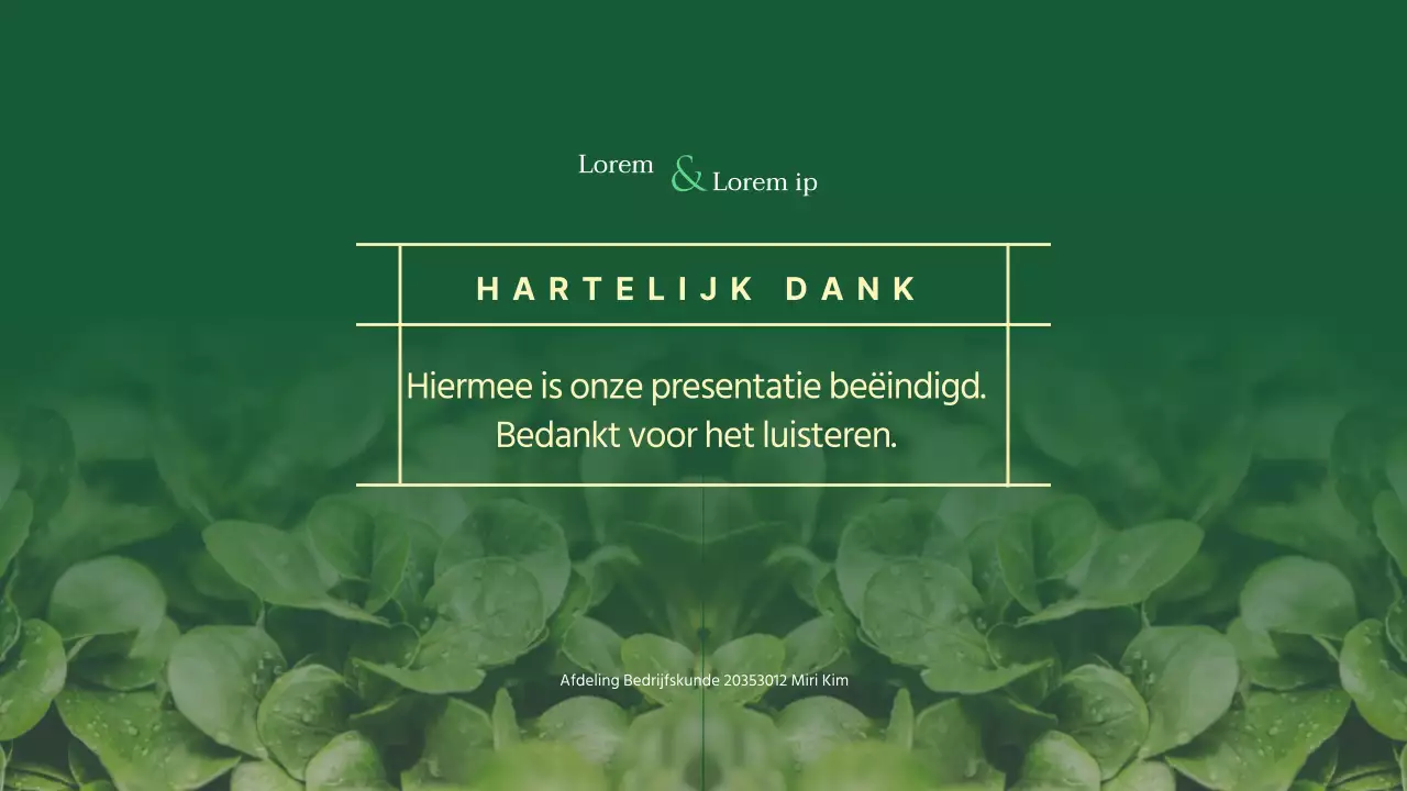 Groen en geel thema gezond eten & gezond genieten