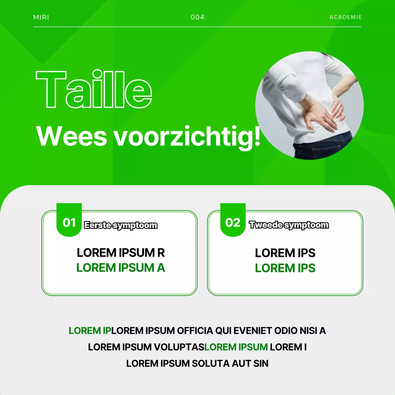 Golfblessures bij Green en Grey CardNews