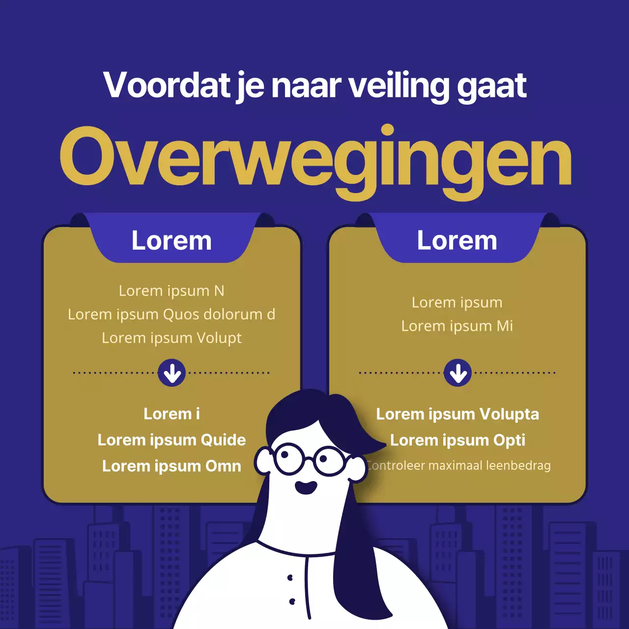 Een gids om te investeren in blauwe en gouden minimalistische vastgoedveilingen