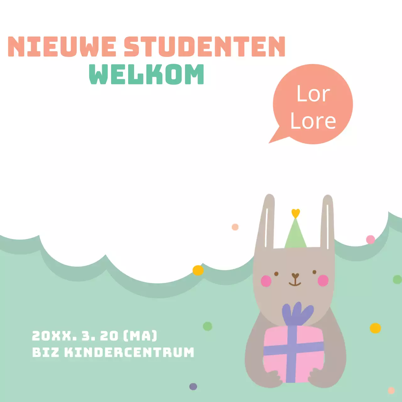 Welkom voor nieuwe studenten