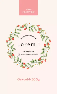 Roze zelfgemaakte aardbeienjam