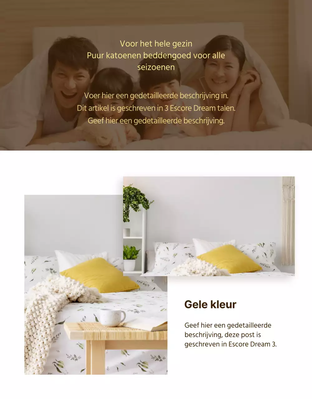 Detailpagina geel voorjaarsevenement