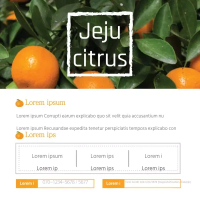 Jeju Citrusvruchten