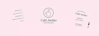 Roze eenvoudige lijnillustratie