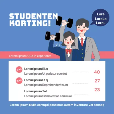 Studentenkorting