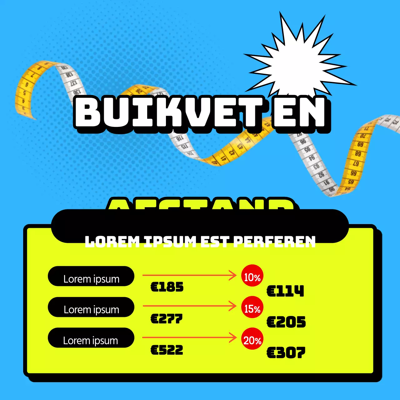 Blijf uit de buurt van buikvet