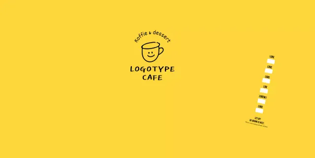 Gele handgetekende illustratie