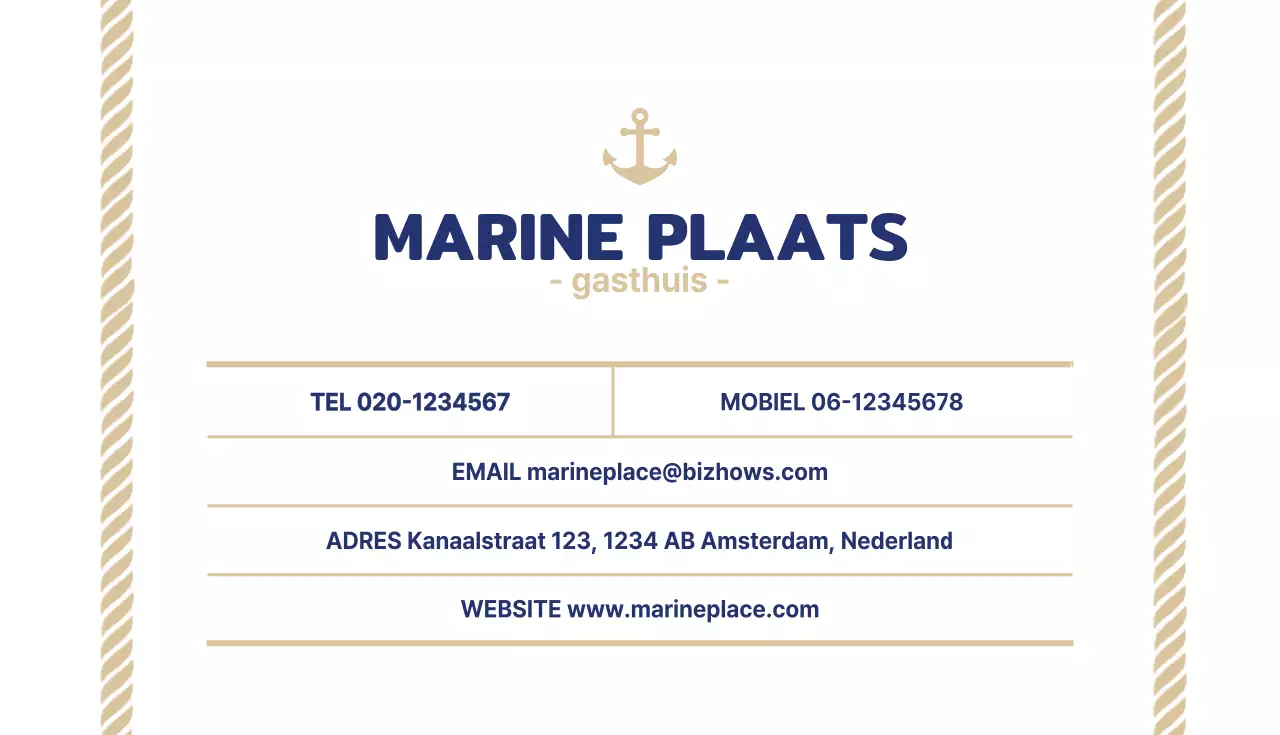 Marine Plaats