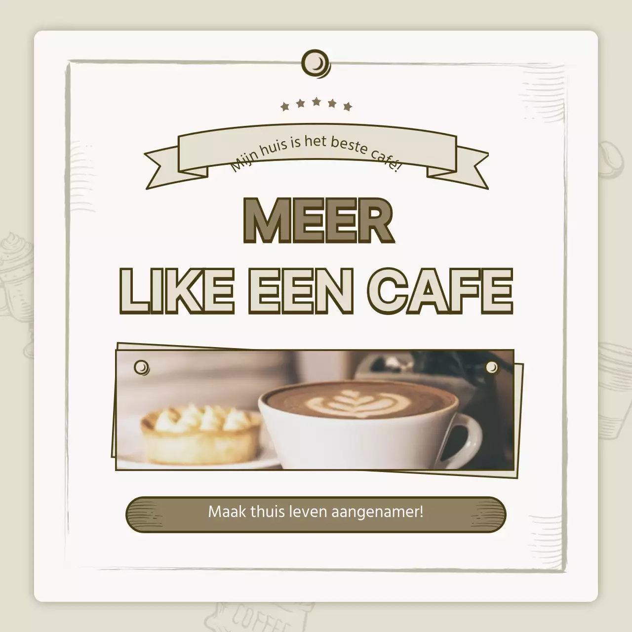 Recepten voor thuiscafés