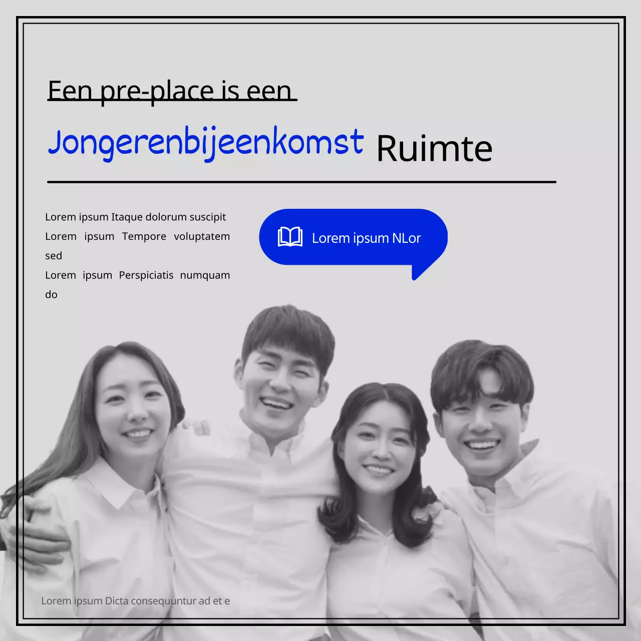 Introductie van de prestore-ruimte, met de nadruk op het blauwe jeugdbeeld