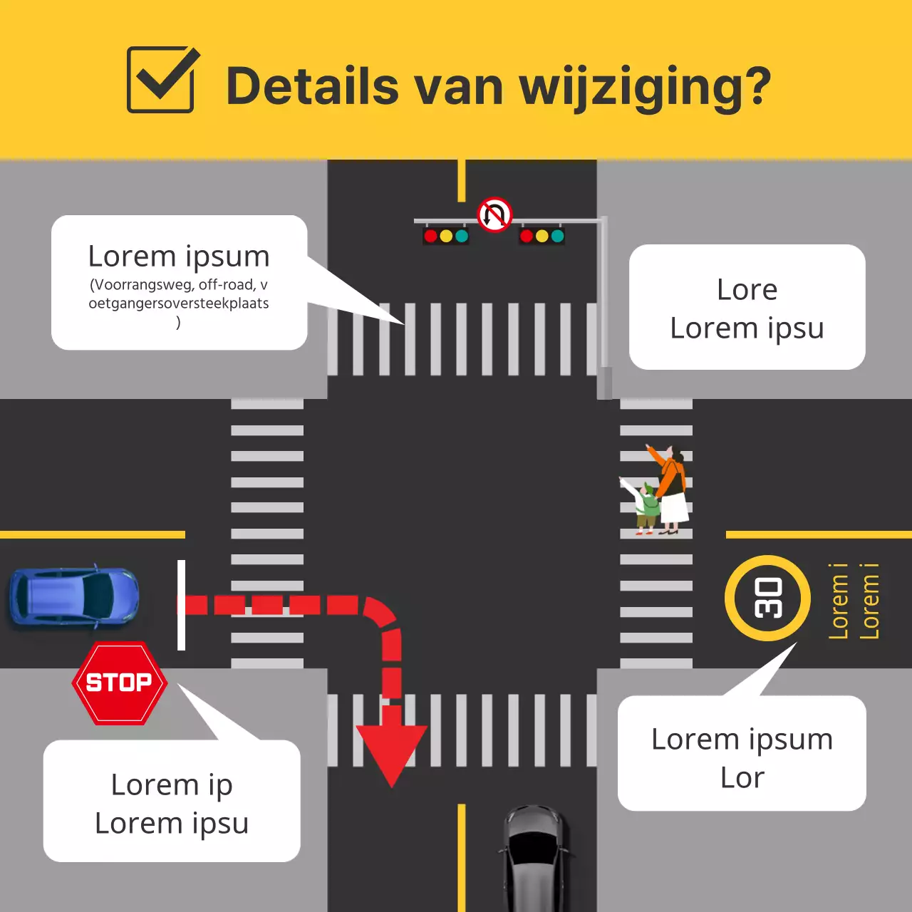 Impactvolle wijzigingen in de verkeerswetgeving in zwart en geel