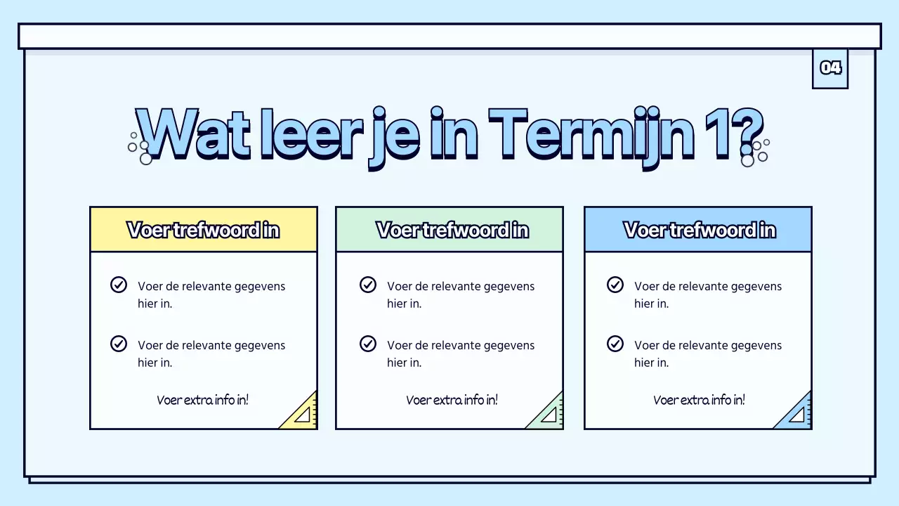 Oriëntatie wetenschapsklas
