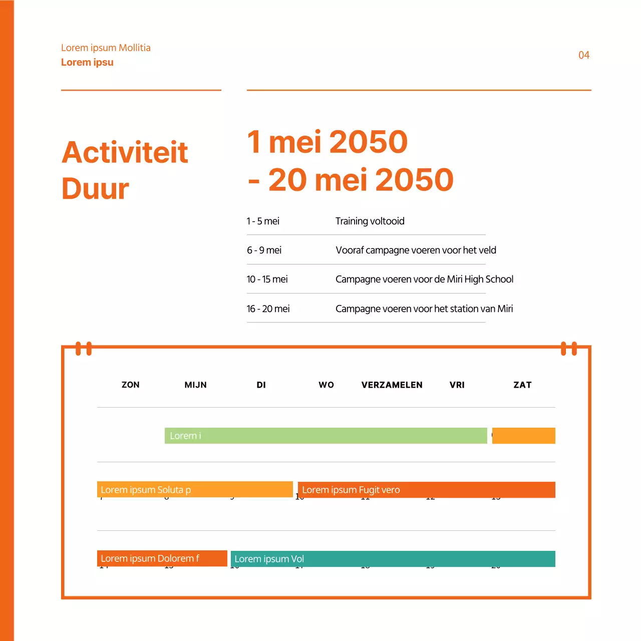 Election Support Worker Jobs in oranje gemarkeerd