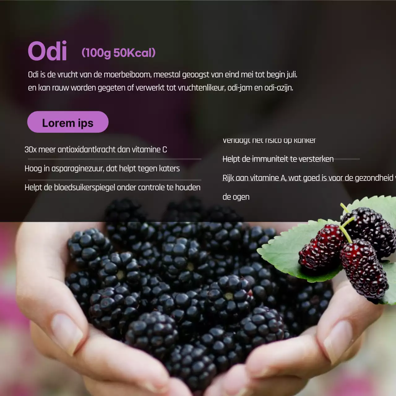 Seizoensfruit en -groenten van mei CardNews ontwerp in geel en groen